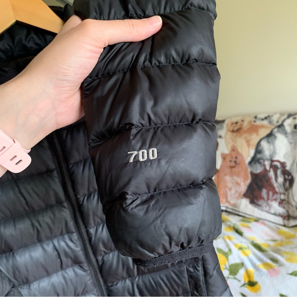 The North Face Down Puffer Parka Jacket Coat Black Women’s Small - Picture 5 of 10